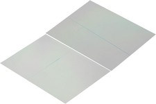 2 Pack 9.7" Polarized Film Sheets, Adhesive Linear Polarizer for Screen Photog