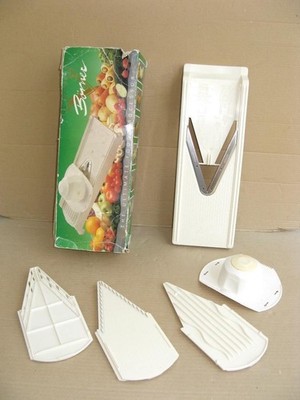 Original Borner V Aufschnittmaschine MANDOLIN Veg. schneider aufschnittmaschine zerkleinerer sehr guter Zustand verpackt