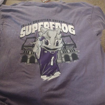 TCU Horned Frogs Mens XL Pullover Shirt Long Sleeve image one NWT
