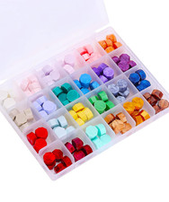 Sealing Wax Beads, 24 Colors, Wax Seal Stamp Beads, Seal Wax, Wax Stamp Seal,