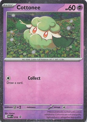 Cottonee (Cosmos Holo) Promo ME: Mega Evolution Promo 018 NM Holo