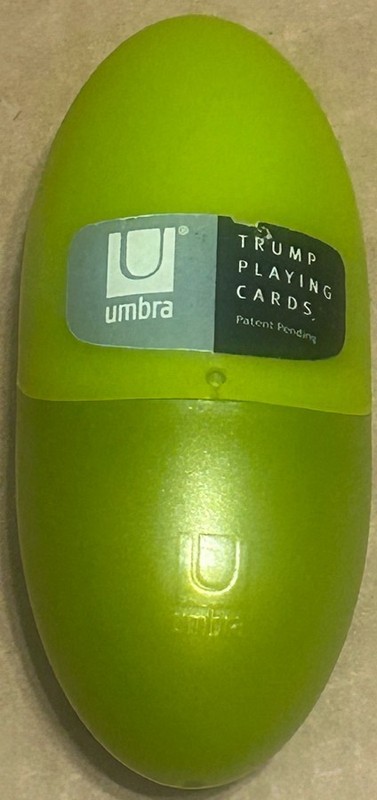 Umbra Trump Playing Cards Surf Board Shaped - NEW - multi-colored