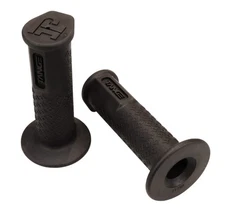 Tange old school BMX bicycle grips (4 1/2" - 114mm long) - BLACK