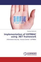 Pradeep Sadanand | Implementation Of Gstrbac Using .Net Framework | Taschenbuch