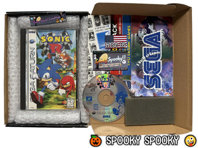 Sonic R Sega Saturn - NTSC-U/C USA VGC CIB with Reg - Foam - Tracked