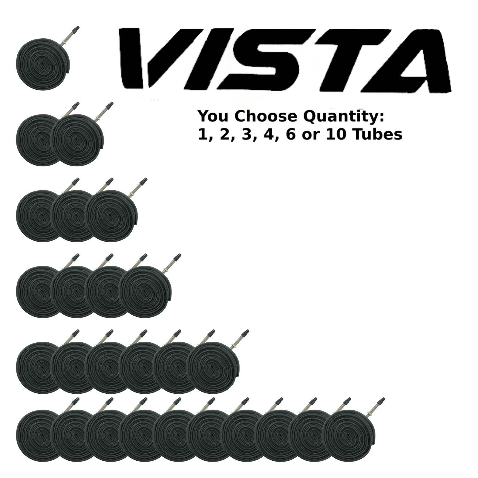 Valvola Presta Vista 27,5" x 2,125-2,35" 48mm tubo interno mountain bike