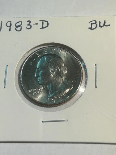 1983-D Washington Quarter — photo from another recent sale