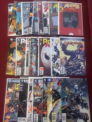 DC Comics Robin/red Hood/nightwing/batgirl Comic Book Lot Of 28