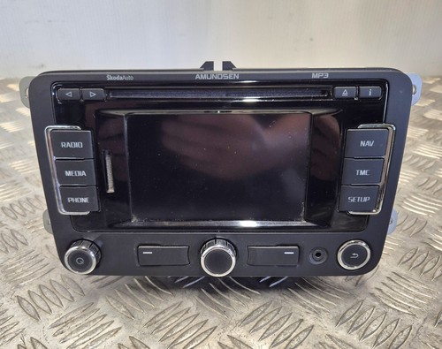 2011 Skoda Octavia MP3 CD Radio Player Head Unit 3t0035191a BOSCH