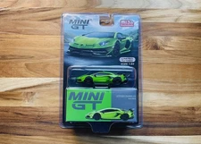 Mini GT Lamborghini Aventador SVJ Verde Mantis #391 1/64