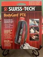 SWISS+TECH 13074 PTX 3-in-1 Car Emergency Escape Tool Bodyguard Brand New