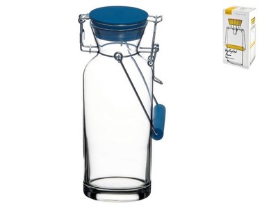 Glaskanne Milchschale luftdicht blue L1,2 transparent Pasabahce