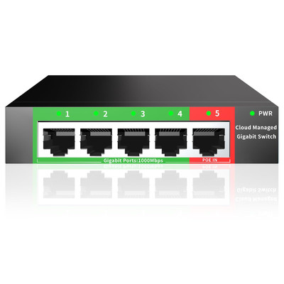 5 Port Gigabit Switch, Easy Smart Managed Ethernet Switch, Desktop or Wall Mo...