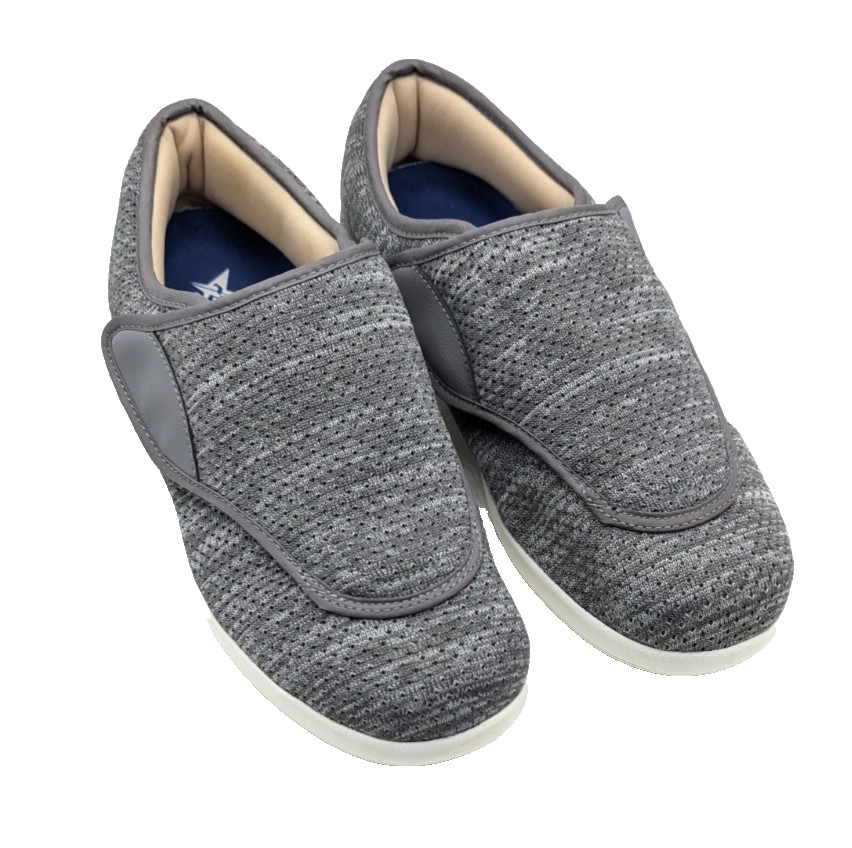 Zapatos para diabéticos para mujer talla 12 ancho ligeros transpirables para pies hinchados edema