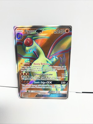 Flygon GX (Full Art) 218/236 Sun & Moon - Cosmic Eclipse Holo Ultra Rare Pokémon