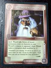 1x Wizard Uncloaked x1 Middle Earth MECCG CCG NM/M  The Dragons   Fast Ship 