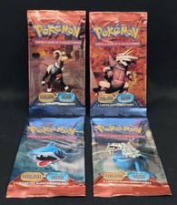 4er Set LEER Booster - Artset Ex Team Magma VS Team Aqua - Top Zustand