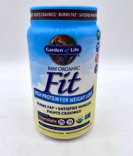NEW Garden Of Life Raw Organic Fit High Protein For Weight Loss - Chocolate