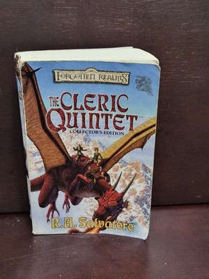 R.A. Salvatore THE CLERIC QUINTET 1999 Forgotten Realms 1st Ed Softcover Good