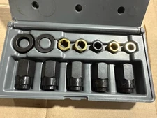 Lang Tools 12pc Wheel Stud Installer Kit w/ Rethreader Dies 802 NEW