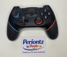 Wireless Controller SW001 for Nintendo Switch, Ergonomic, Black Blue Red