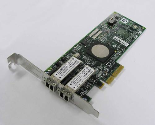 Adaptador de bus de host de doble canal Emulex LPE11002 4 Gb/s canal de fibra PCI expers - Imagen 1 de 1