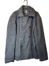 ✨Tom’s Wear Men’s Size Extra Large, Peacoat, Zipper, Pockets, Charcoal Gray✨