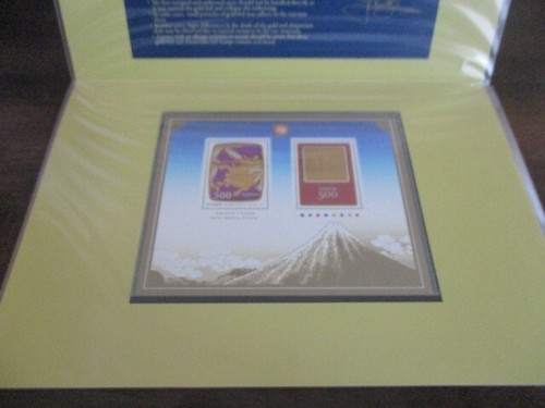 Japan Stamp With gold leaf Unused 500×2 PHILANIPPON '11 3 Sets 2011 - Picture 4 of 10