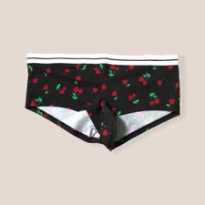 Lane Bryant Cacique Cotton Boyshort Panty Cherries Cherry Hearts 18/20 4282 