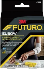 Futuro Elbow Support with Pressure Pads, Moderate Support, Medium