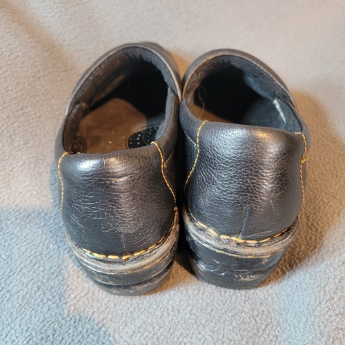 BORN BROWN Leather Professional Clogs Nurse Comfort MULES LOAFERS CLOGS 9M S-1 - Picture 8 of 8