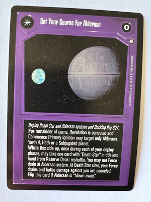 Star Wars CCG Third Anthology The Ultimate Power In The Universe Set Your Course