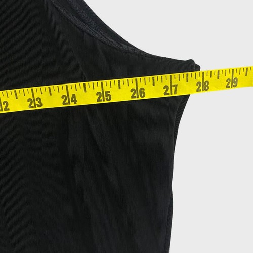 Coldwater Creek Square Neck Travel Knit Tank Top Womens 3XL Black Sleeveless NEW - Picture 11 of 12
