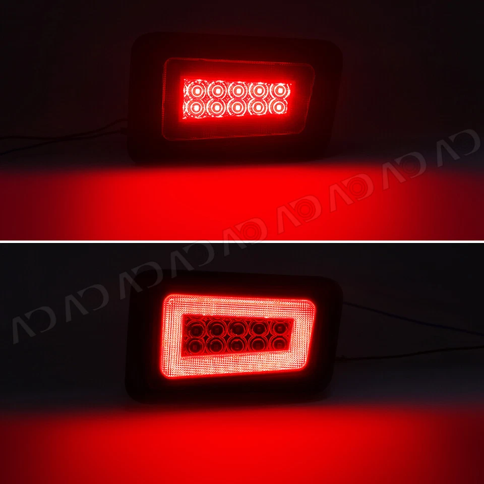 Luz trasera de freno de señal de giro antiniebla LED ahumada para Hummer H2 2005-2009 Foto 3 de 4