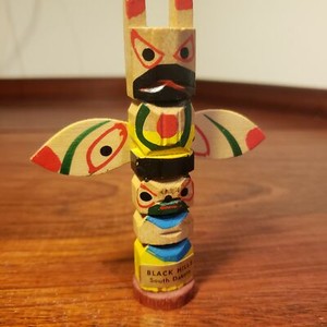 Hand Carved Totem Pole, Pacific Northwest / Canada ca. 1960s, part of collection