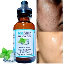 Skin Pore Closer Reducer Oily IceSkin Silica Tea Tree Gel Cold Effect ALKAVITA