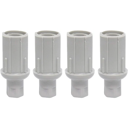 GSW 4 PCS Adjustable Plastic Bullet Feet for Stainless Steel 1-5/8" O.D Tubing