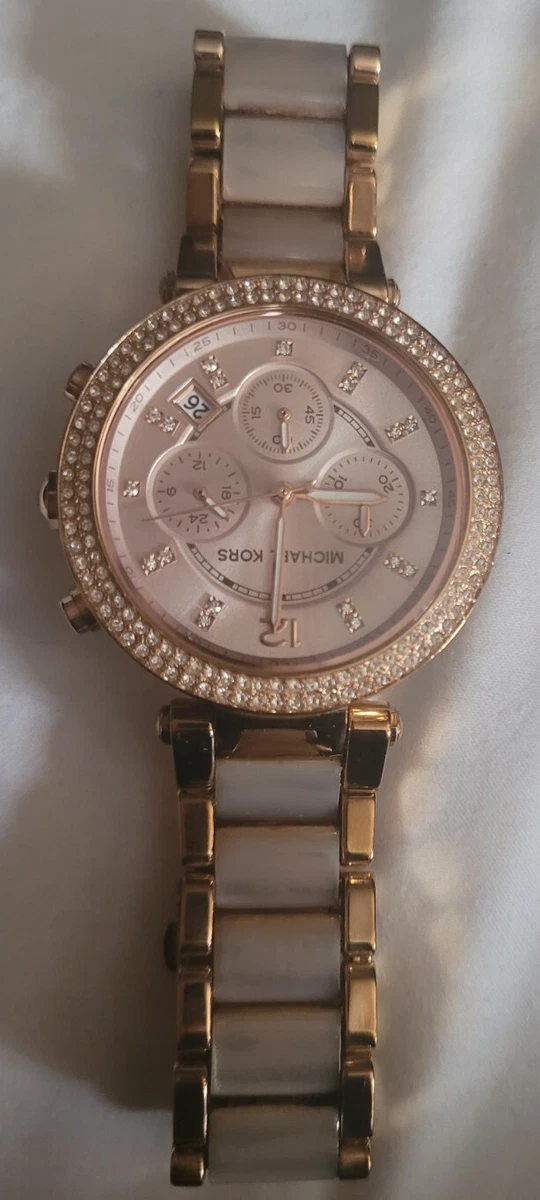 Michael kors stainless steel best sale caseback