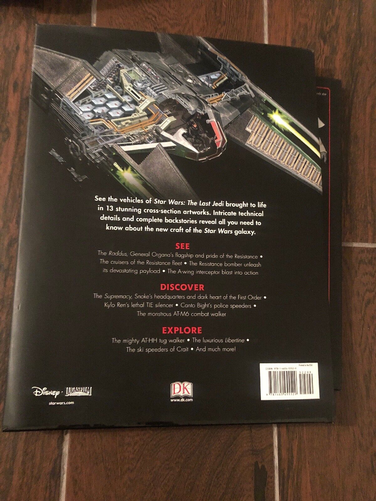 Star Wars: The Last Jedi The Visual Dictionary & Incredible Cross