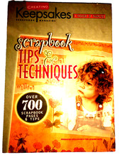 KEEPSAKES SCRAPBOOK TIPS TECHNIQUES-Hardback-ISBN 1574864068