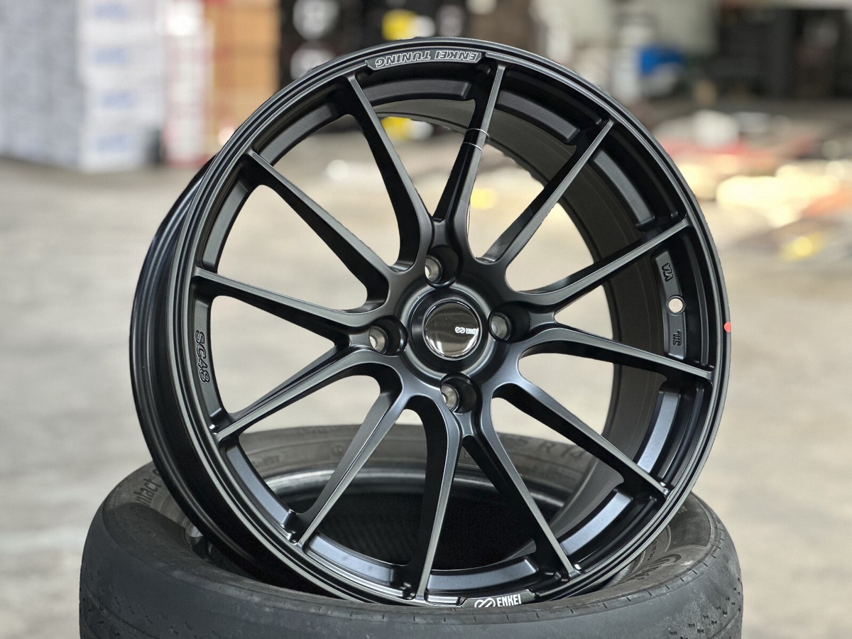 New 17x7.5J ENKEI TUNING SC48 (4 Wheel) 4x108 fit Peugeot