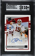 2021 Chronicles Draft Picks DAVIS MILLS Rated Rookie Auto SGC 10 GEM MINT