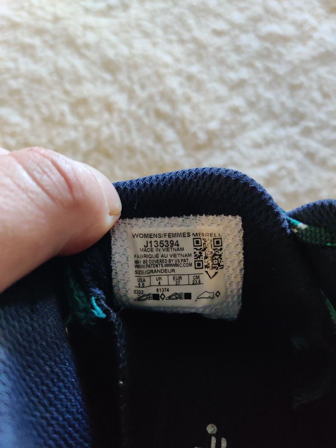 Scarpe da trekking Merrell donna accesso nudo XTR ECO J066420 verdi sneakers taglia 6 5