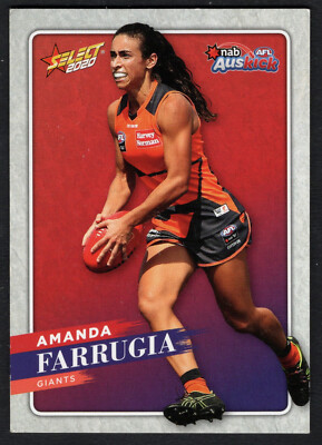 2020 AFL SELECT FOOTY STARS [NAB AUSKICK CARD] - Amanda FARRUGIA (GWS GIANTS)