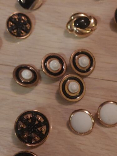 Buttons Lot Antique Style Vintage Deco Mix Some Full Sets Costume Nautical 180+ - Picture 4 of 12
