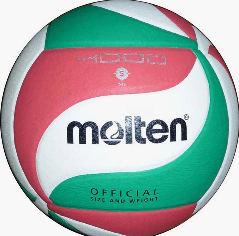 Molten Volleyball V5M4000 DVV weiß/grün/rot Größe 5 Ball NEU
