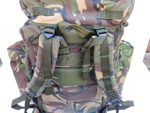 GENUINE BRITISH ARMY BERGEN RUCKSACK DPM LONG BACK 120L POUCHES YOKE GRADES - Picture 12 of 29