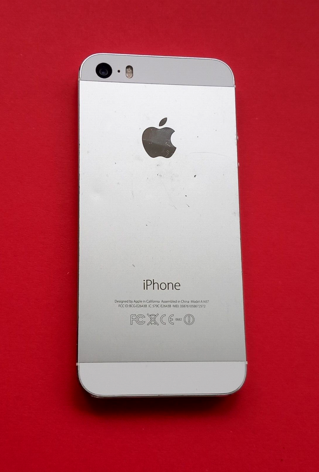 LOCKED iPhone 5s MODEL A1457 LCD DISPLAY DAMAGED REQUIRE REPAIR ...