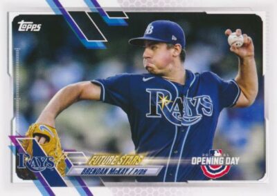 2021 Topps Opening Day #115 BRENDAN McKAY - Tampa Bay Rays