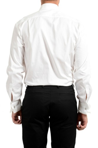 Carrel Men's White Long Sleeve Dress Shirt US 15.75 IT 40 - Picture 4 of 7